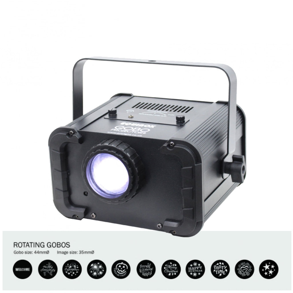 Gobo Projector XP 80W LED Including 11 Gobos Promo Spot
