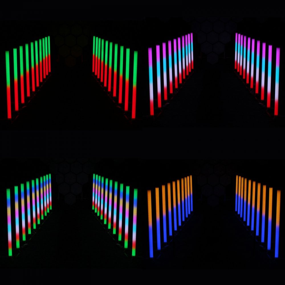 Pulse Tube Colour Changing LED Effect 2 Pack