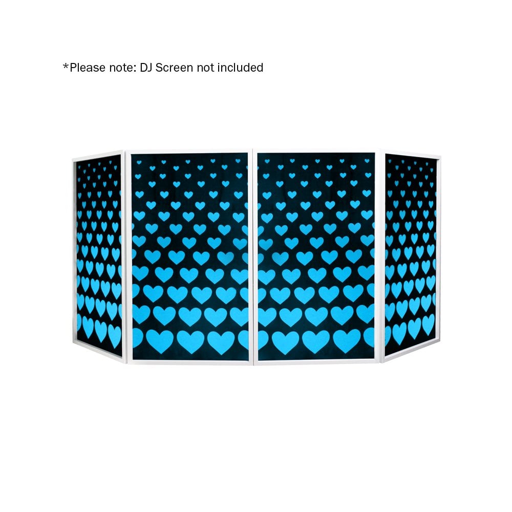 DJ Screen Heart Design Lycra (4 Pack)