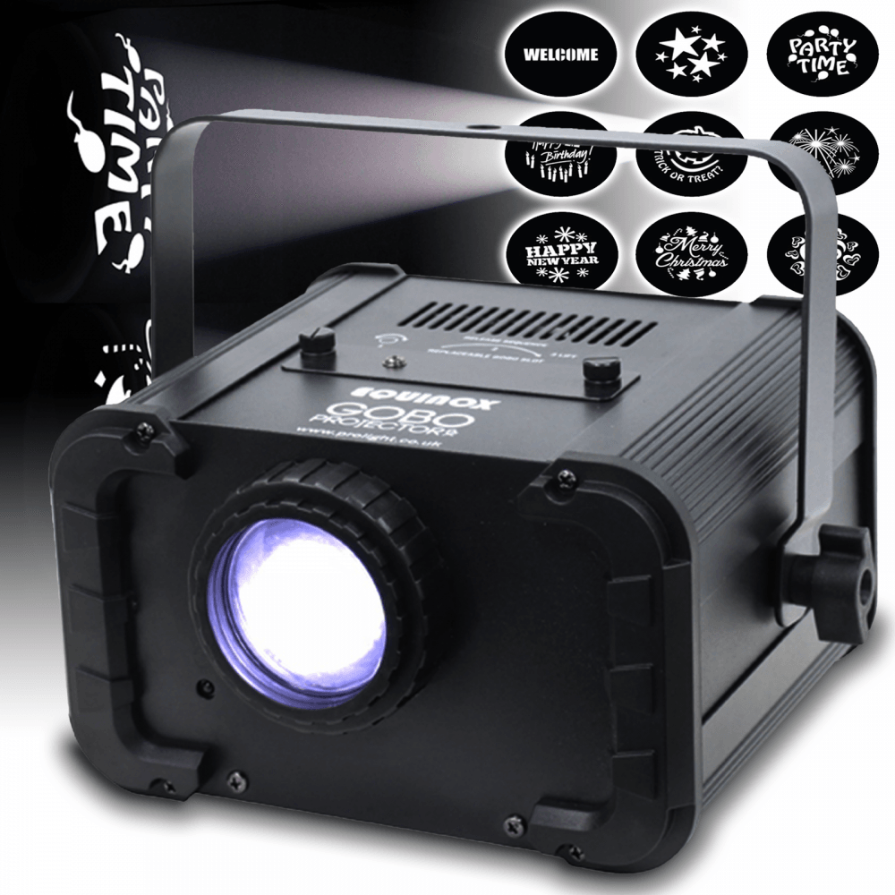 Gobo Projector XP 80W LED Including 11 Gobos Promo Spot