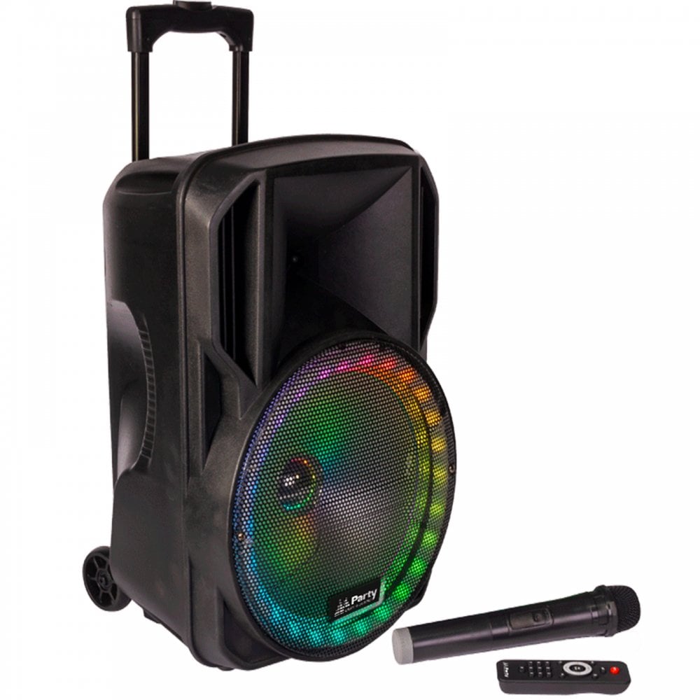 Portable PA 12’’ With USB and Echo Karaoke Machine with Extra Mic