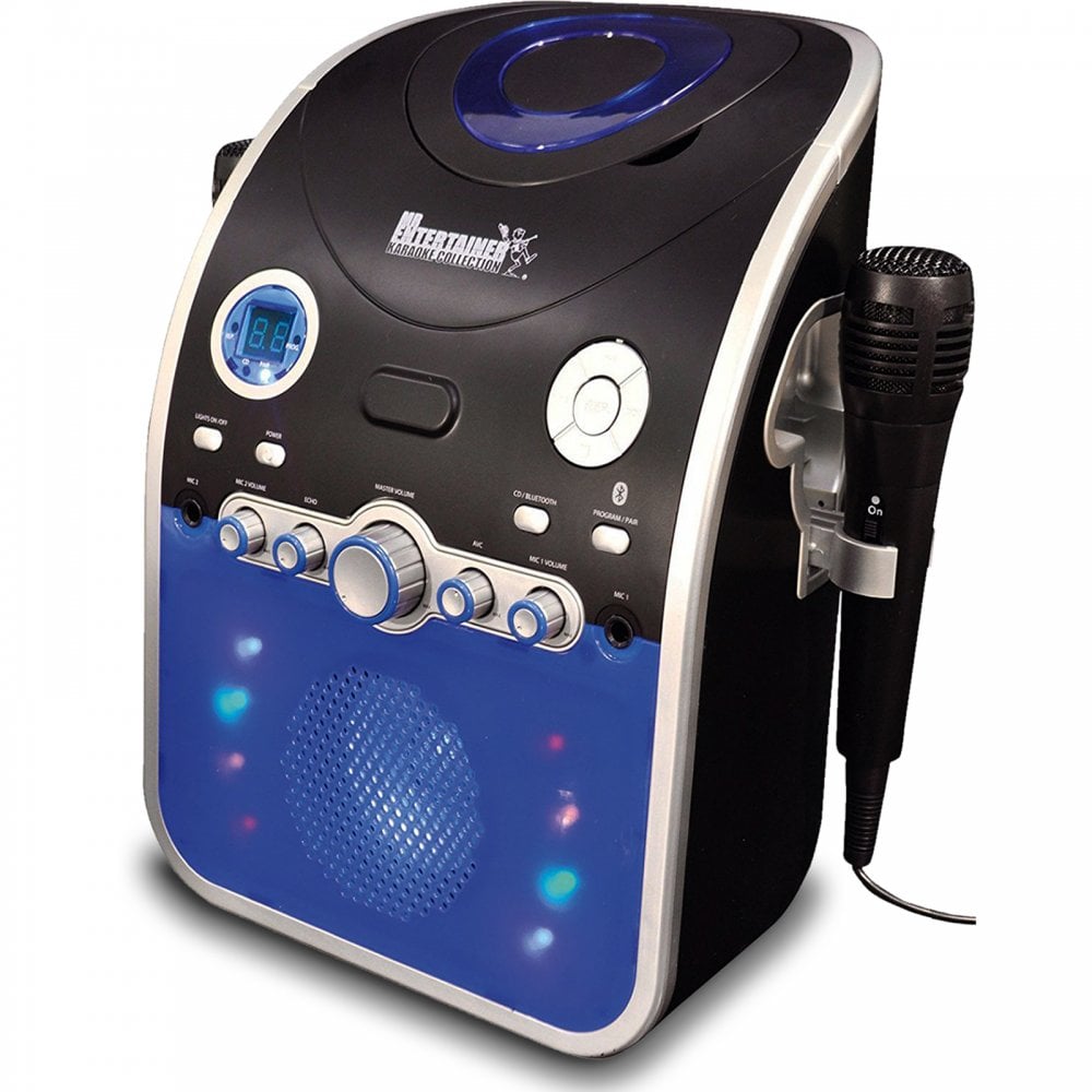 Karaoke Machine with Flashing Party Lights Package