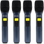 Quad Handheld UHF Radio Microphones CH38