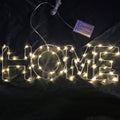 Warm White LED Wire Frame Lights - HOME