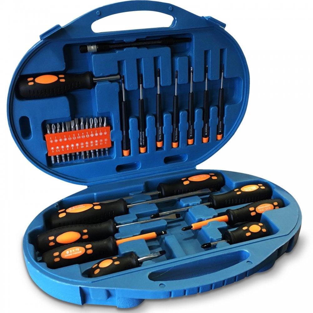 42pc Screwdriver Set Cross Head / Slot & Precision