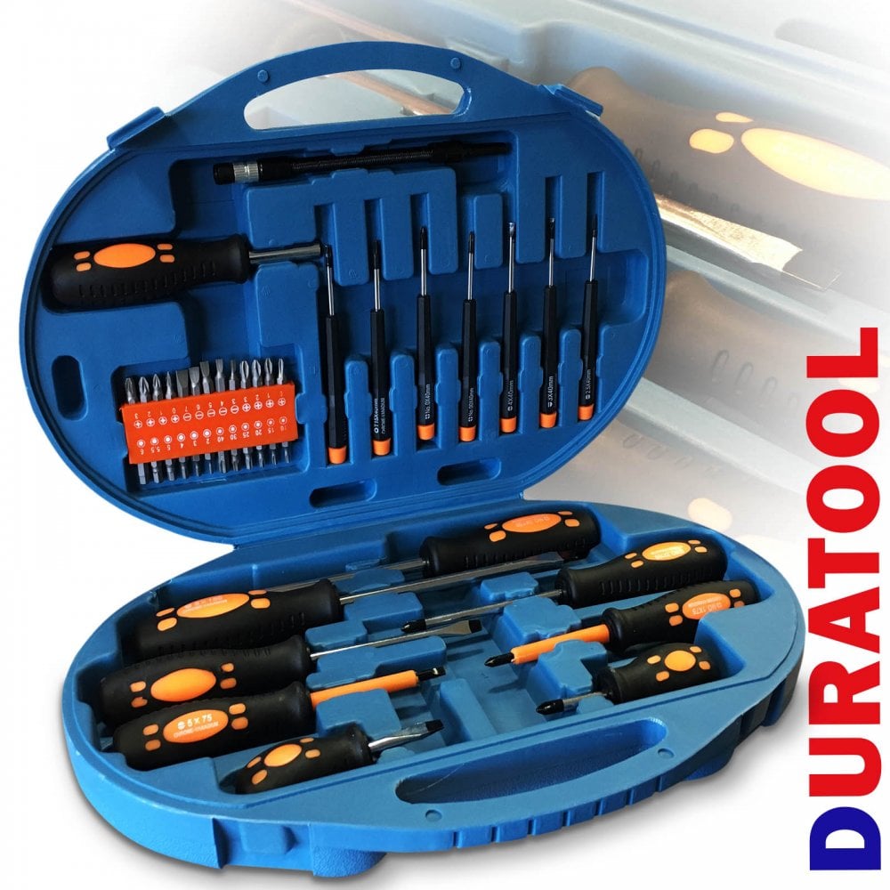 42pc Screwdriver Set Cross Head / Slot & Precision