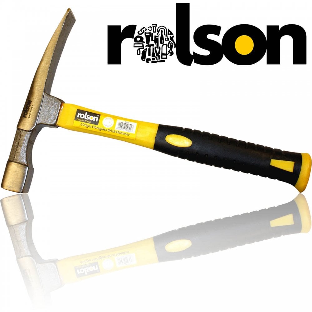 20oz Fibreglass Brick Hammer / Brick & Masony Chisel for Bricklayers