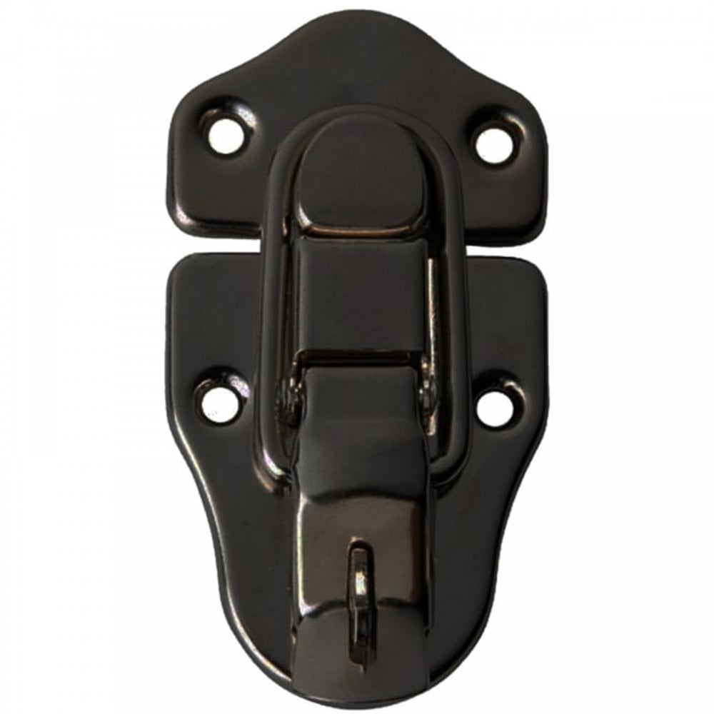 Black Heavy Duty Metal Draw Bolt Catch - Flight Case Latch
