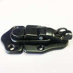 Black Heavy Duty Metal Draw Bolt Catch - Flight Case Latch