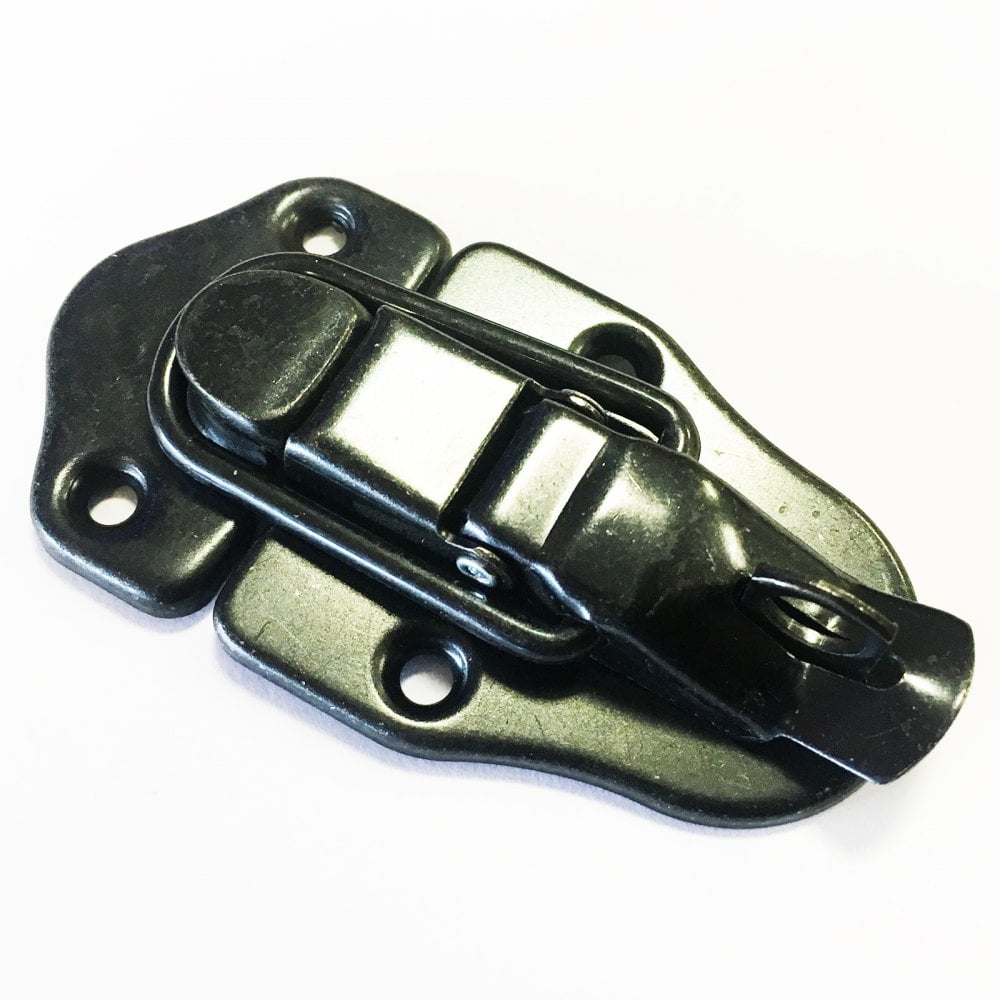 Black Heavy Duty Metal Draw Bolt Catch - Flight Case Latch