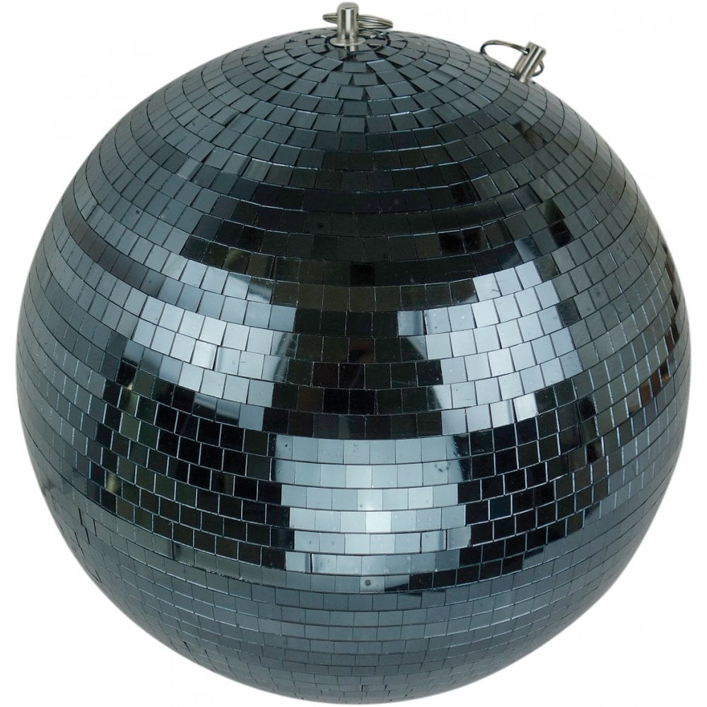 Lightweight Black Mirror Ball 16"