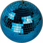 Blue Mirror Ball Decor Lighting 200mm 8"