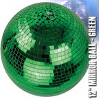 Green Mirror Ball Decor Lighting 300mm 12"