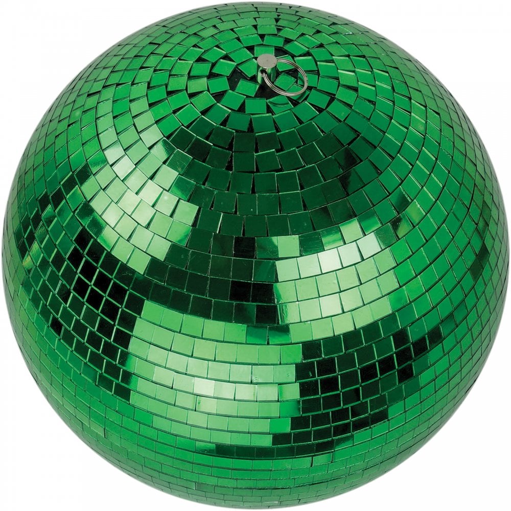 Green Mirror Ball Decor Lighting 300mm 12"