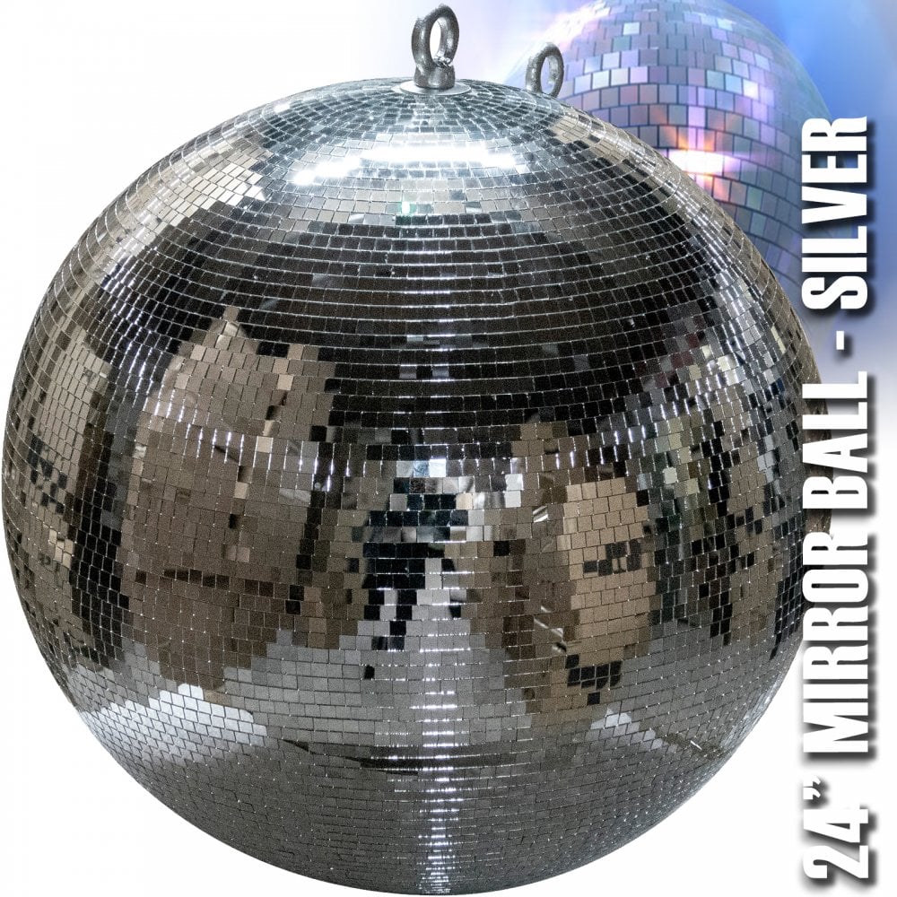 Silver Mirror Ball Decor Lighting 600mm 24"