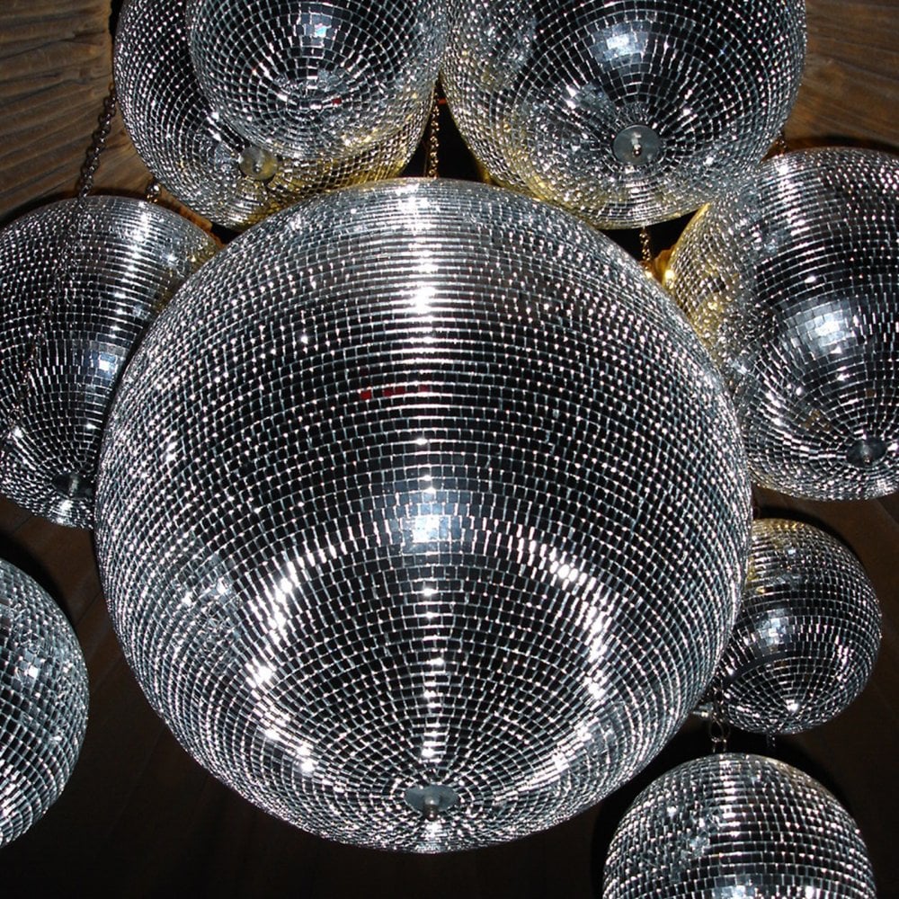 Silver Mirror Ball Decor Lighting 600mm 24"