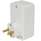 2400mA 10A Fast Dual Port USB Charger UK Mains to Euro Plug Adapter