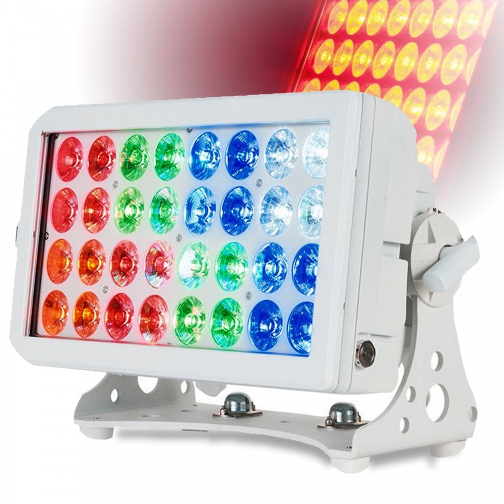 32 HEX IP Panel Pearl Outdoor Rated 32 x 12W RGBWA+UV LEDs