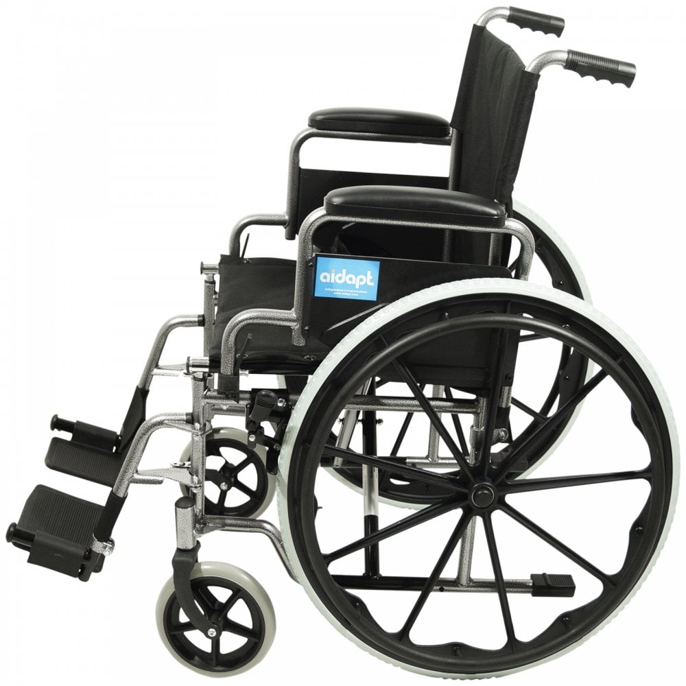 Foldable Self Propelled Steel Wheelchair - Hammered