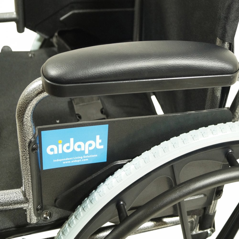 Foldable Self Propelled Steel Wheelchair - Hammered