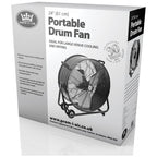 24" ( 61cm ) Portable Metal Drum Fan