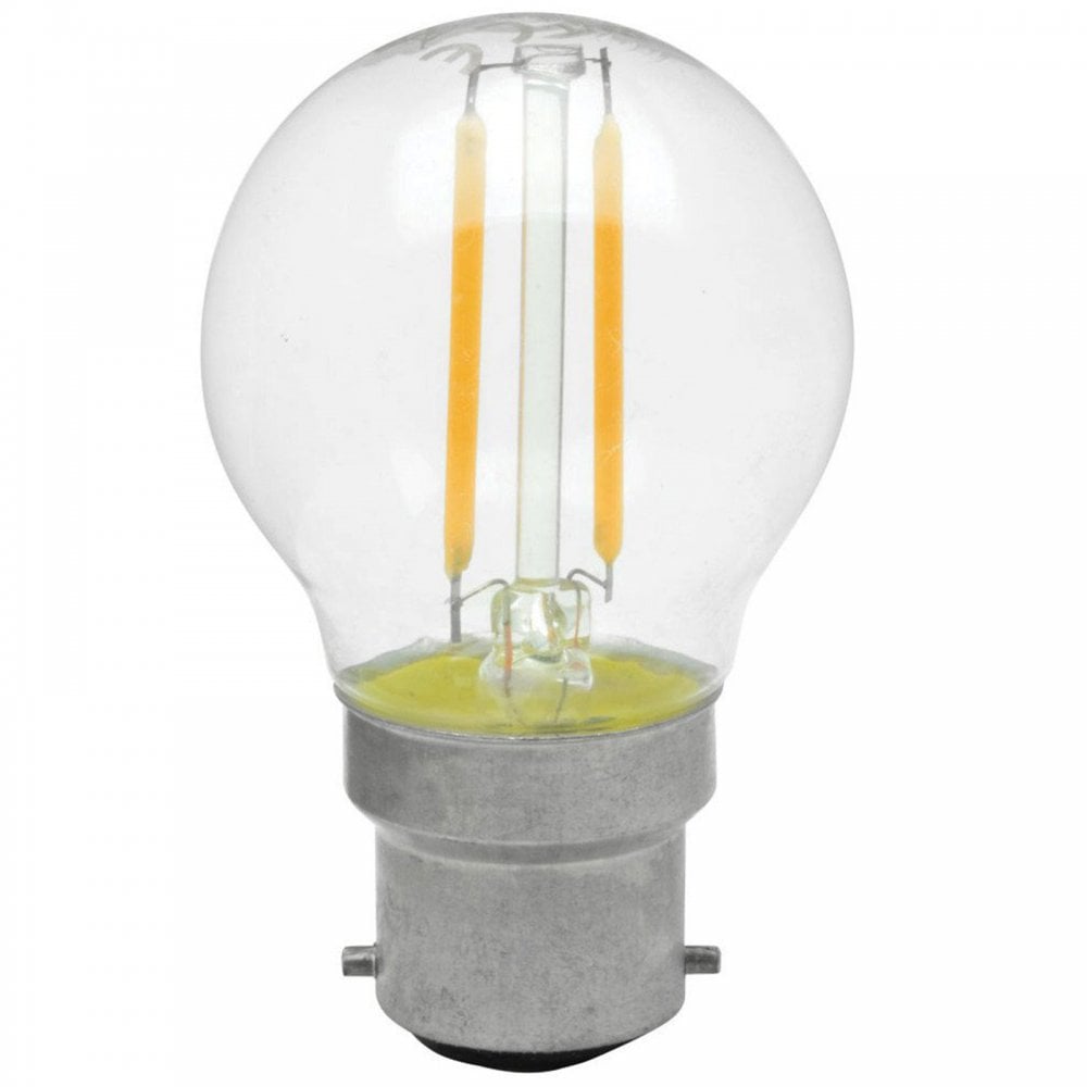 Lyyt 2w LED Energy Saving B22 Golf Ball Lamp box of 10