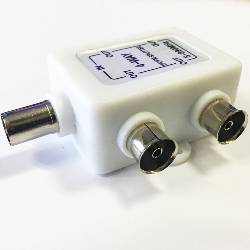 4 Way Indoor Coaxial Port Signal Splitter