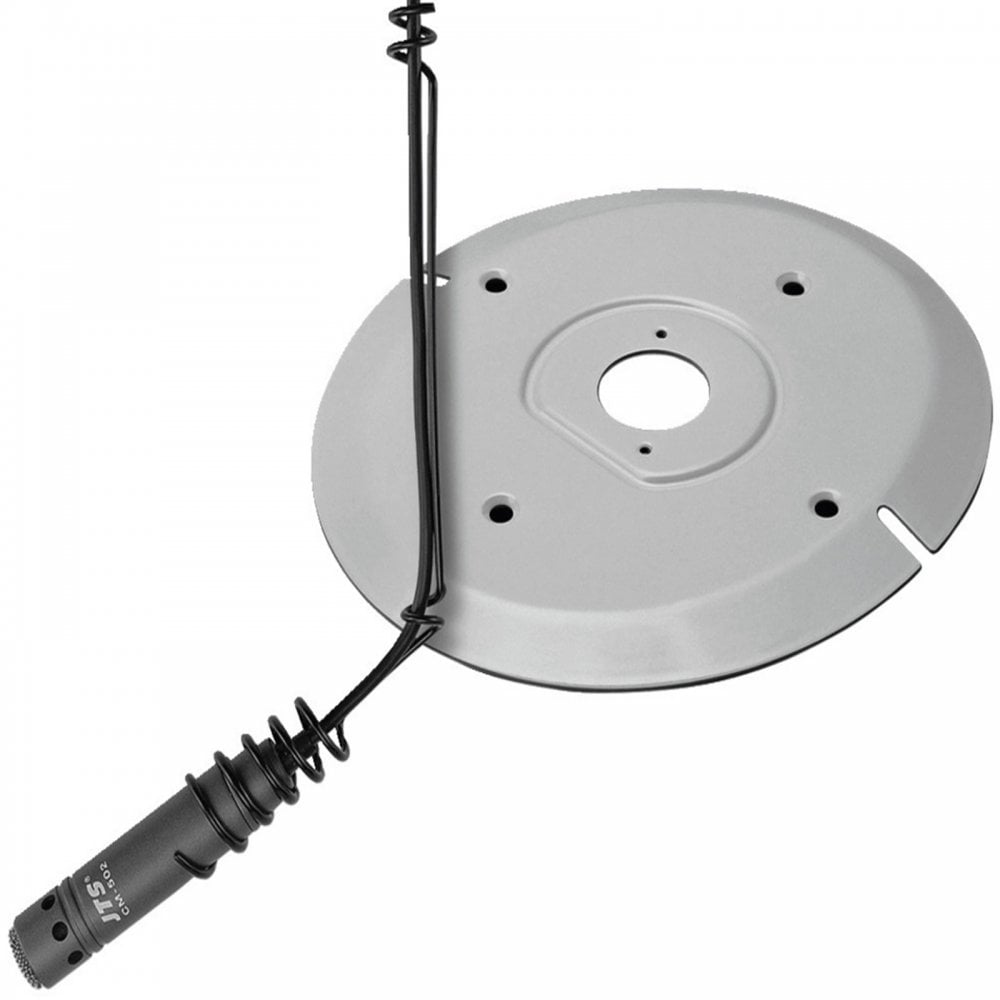 Black Overhead Hanging Electret Microphone