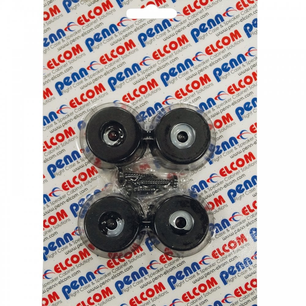 Large Rubber Feet with Fixing Screws Heavy Duty Set of 4