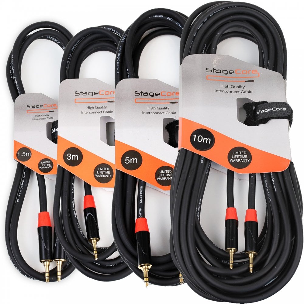 3.5mm Stereo Jack Lead High Quality Audio Signal Cable