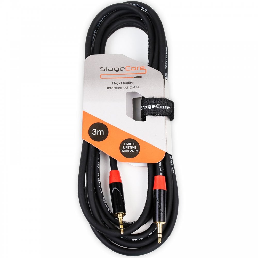 3.5mm Stereo Jack Lead High Quality Audio Signal Cable