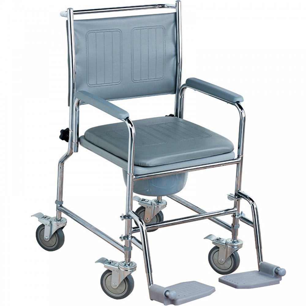 Linton Mobile Wheeled Commode (Flat Packed)
