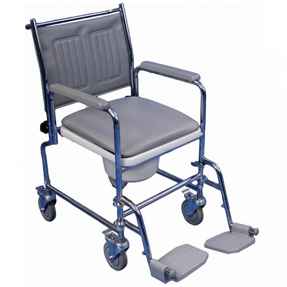 Linton Mobile Wheeled Commode (Flat Packed)