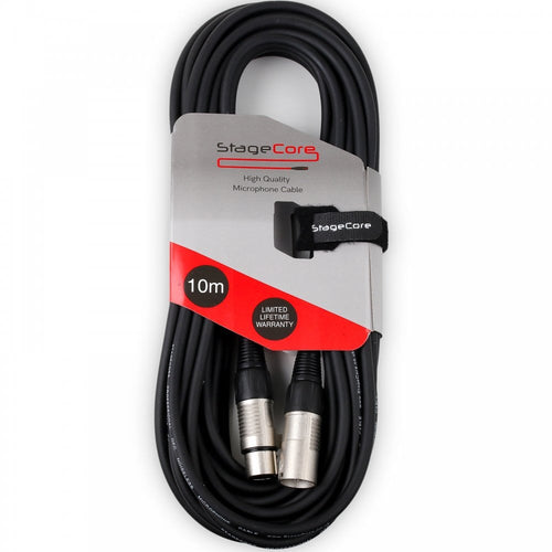 10m Pro Quality Audio Signal Cable / Mic Microphone Leads Coloured