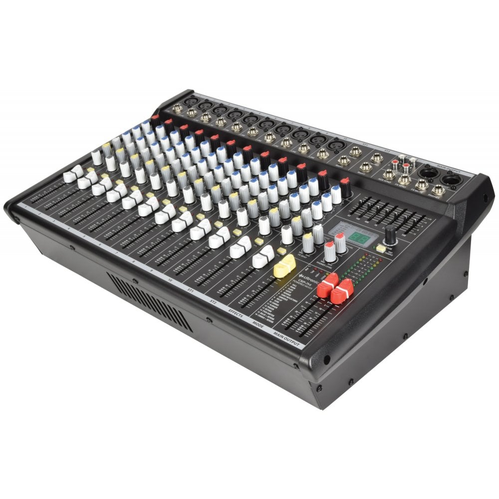 CSP-714 14-Channel Compact Powered Mixer Amplifier 700w RMS Digital DSP FX