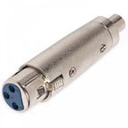 RCA Phono Socket Female to 3 Pin XLR Socket Female Adaptor