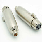 RCA Phono Socket Female to 3 Pin XLR Socket Female Adaptor