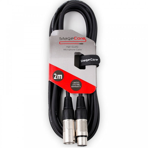 2m XLR Male to Female Pro Quality Audio Signal Cable