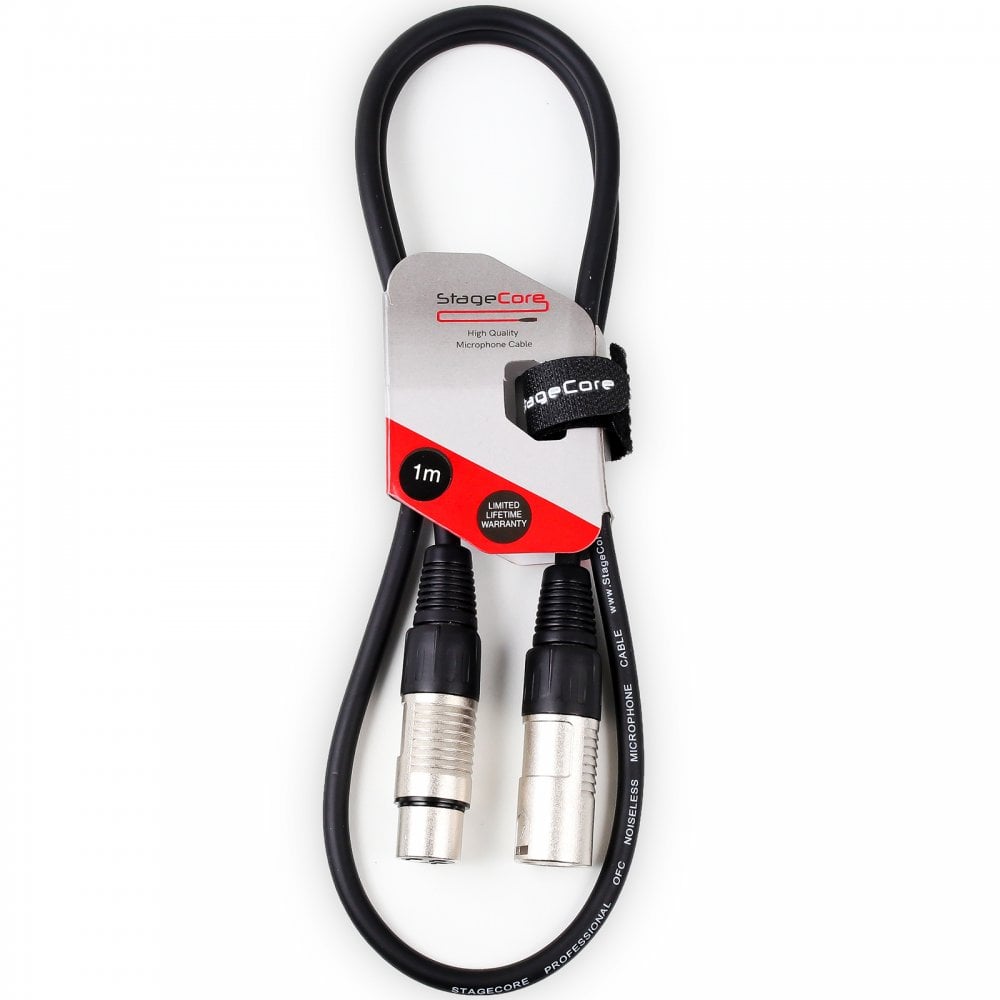 Short Male to Female Pro Quality Audio Signal Patch Cable