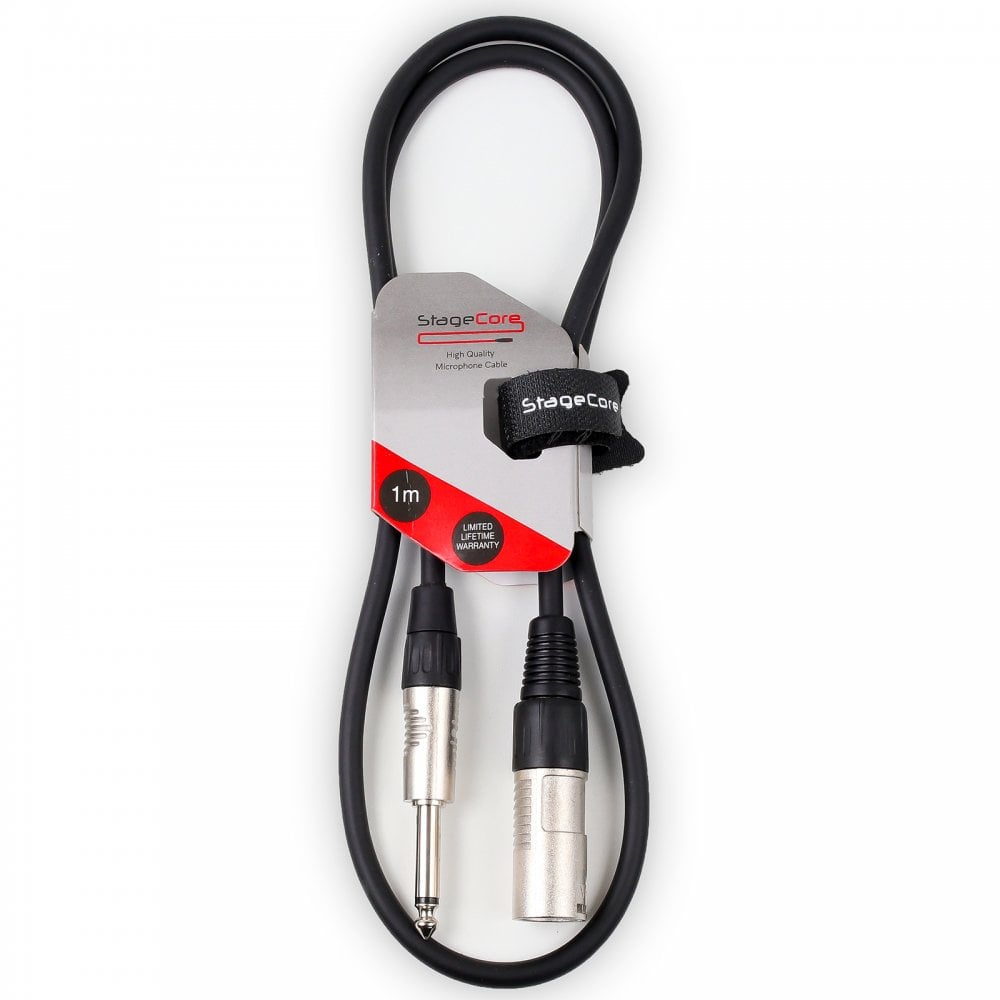 6.3mm Mono Jack Plug to Male XLR Plug Quality Audio Cable