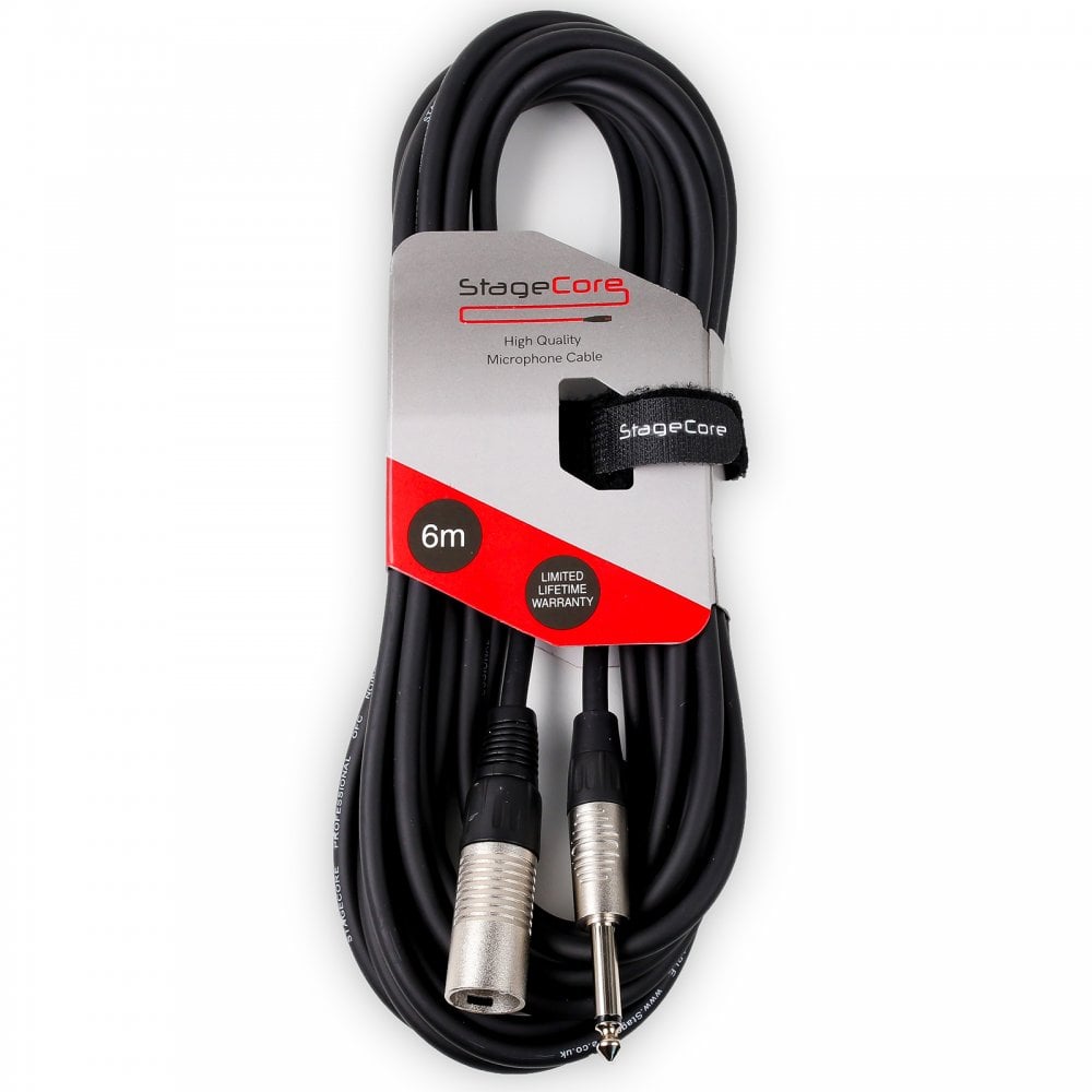 6.3mm Mono Jack Plug to Male XLR Plug Quality Audio Cable