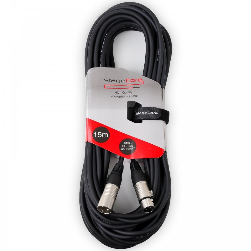 15m XLR Male to Female Pro Quality Audio Signal Cable