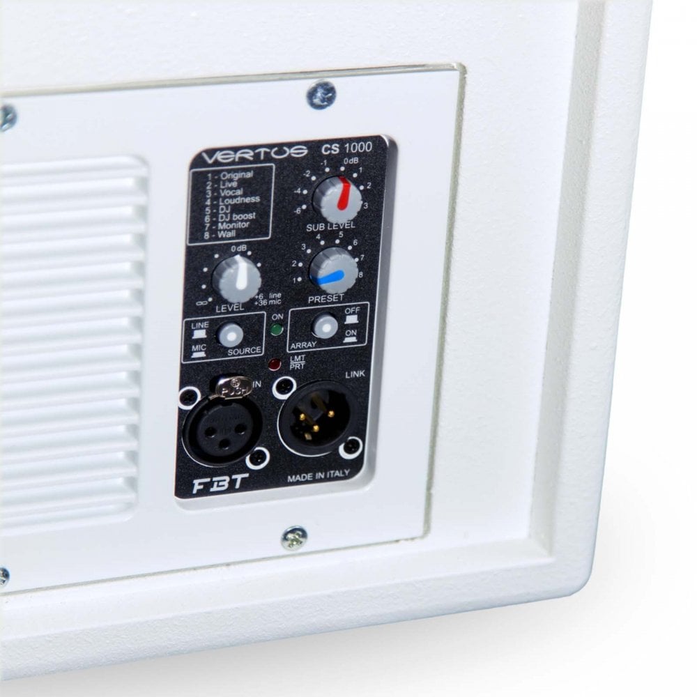 Compact Line Array 1000w Speaker System (White)