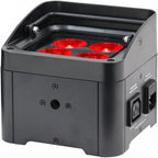 Colour Raider Uplighter Pack of 4 QUAD LED Par's, Carry Bag & Remote
