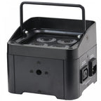 Colour Raider Uplighter Pack of 4 QUAD LED Par's, Carry Bag & Remote