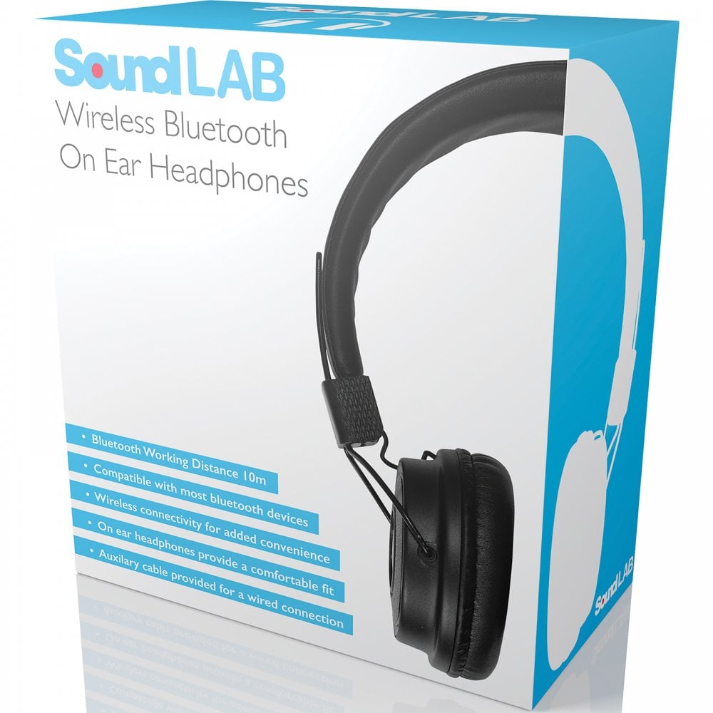 Wireless Bluetooth On Ear Headphones - Blue
