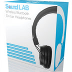 Wireless Bluetooth On Ear Headphones - Black