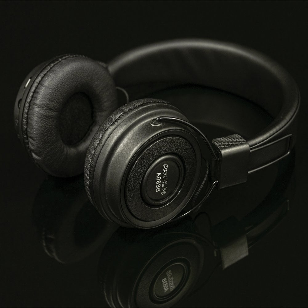Wireless Bluetooth On Ear Headphones - Black