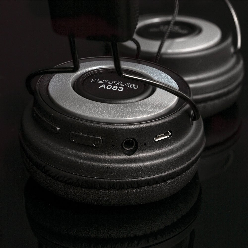 Wireless Bluetooth On Ear Headphones - Silver Grey