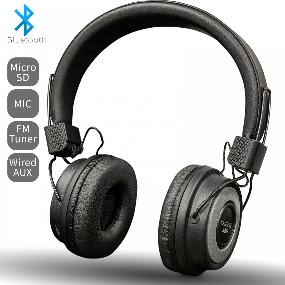 Wireless Bluetooth On Ear Headphones - Silver Grey